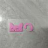 Cute Black Cat Peeking Car Rearview Mirror Sticker Waterproof Vinyl Decal For Car Mirror Window Bumper Auto Decor Car Styling