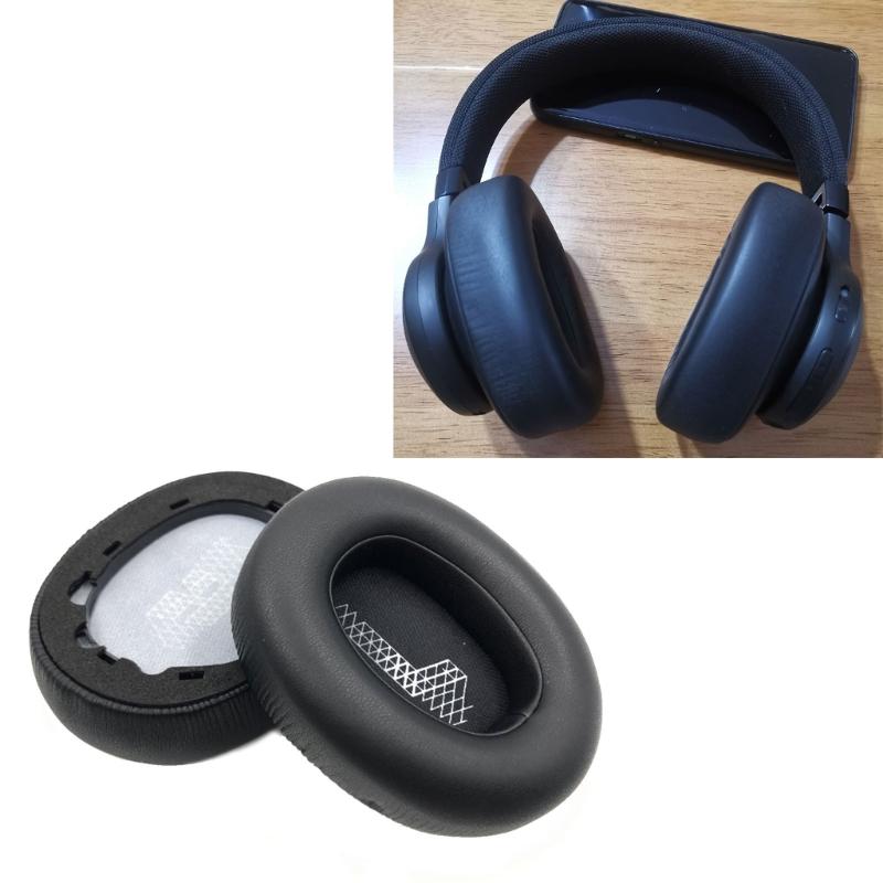 Replacement Protein Leather Earpads Ear Pad for Duet NC E65BTNC Headphones Ear Cushions Earmuffs Ear Cover