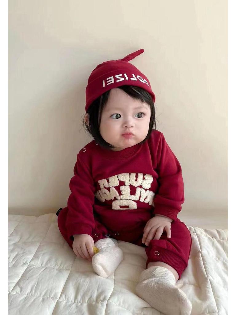 High-End Fleece-Lined Embroidered Family Sweatshirt: Stylish Parent-Child Outfit for Mother, Son, and Daughter