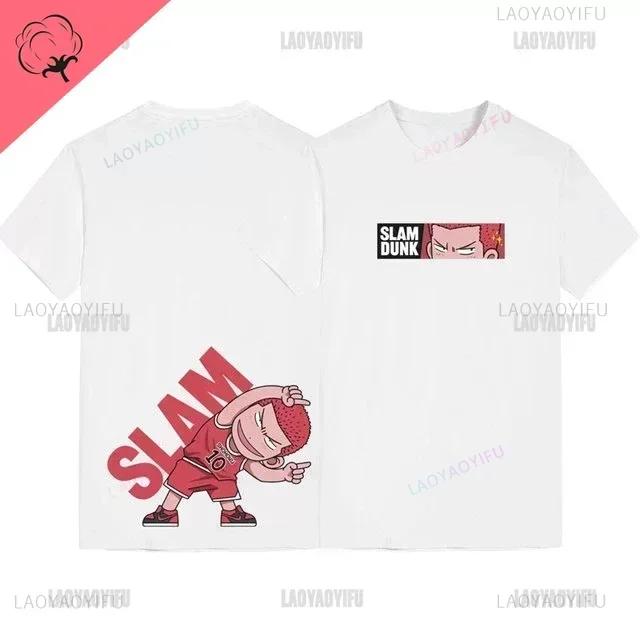 Slam Dunk Movie Co-branded Short Sleeve Tshirt Rukawa Maple Sakuraki Hanamichi Century High Five Cartoon Print Short Sleeve Tops