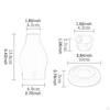 Burner Stand Wood Modern Censer Fragrance for Bedroom Centerpiece Cafe Party Wedding