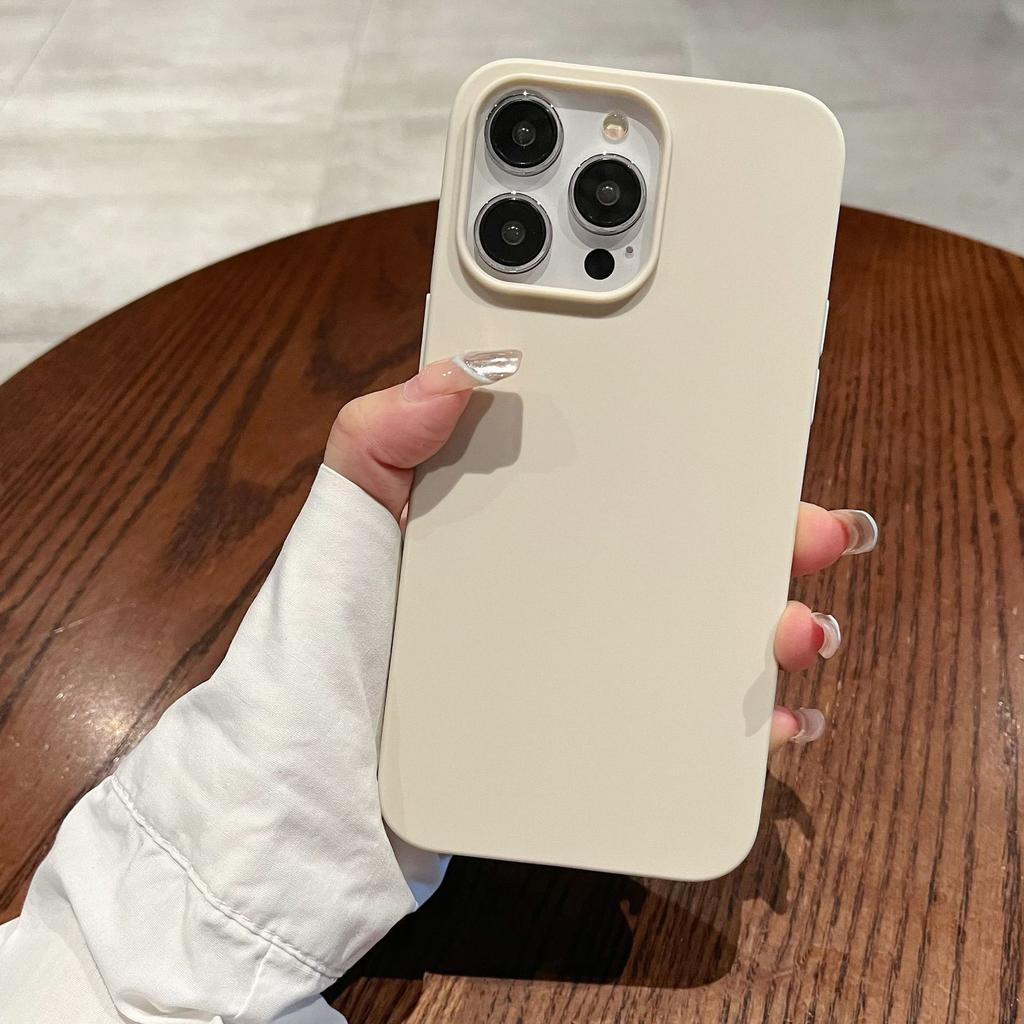 Simple and High End Frosted Large Hole Apple 16 Mobile Phone Case Iphone15promax Protective Case 14pro13 12XR