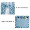 Twill Cotton Apron with Polka Dot & Ruffle Straps Water-Resistant Kitchen Apron for Cooking Baking Breathable Large Front Pocket Home Apron