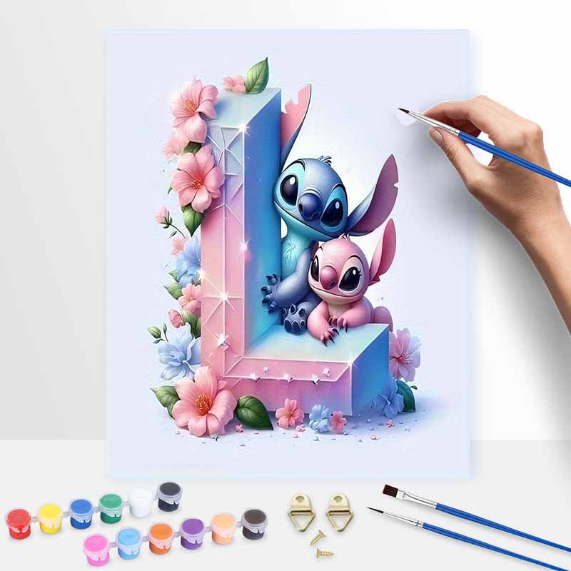 Disney Stitch Painting Kit Home Decor Craft Perfect Gift Idea Creative Diy
