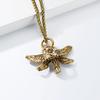 2026 Literary and Retro Seraph Titanium Steel Necklace Prayer Guardian Angel Body Pendant