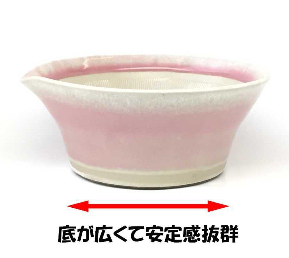 Motoshige Iwami Colored Mortar and Pestle Set and Pestle Suitable for Baby Food Cherry Blossom Silicone Base to Protect Made in 042243 Pottery, Ware,