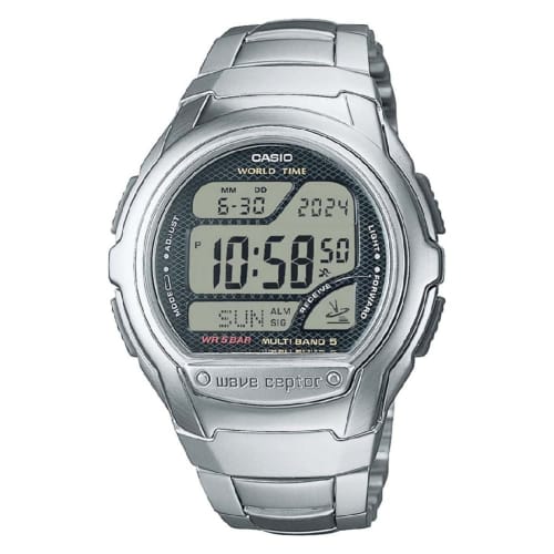 

Casio Men s Digital Quartz Watch with Stainless Steel Strap, WV-58RD-1AEF, Silver, WV-58RD-1AEF-AMZUK, Silver, WV-58RD-1AEF-AMZUK.