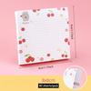 80 Pcs/pack Kawaii Animals and Fruits Sticky Notes Memo Pad To Do List Cute Journaling Supplies Planner Sticker Deco