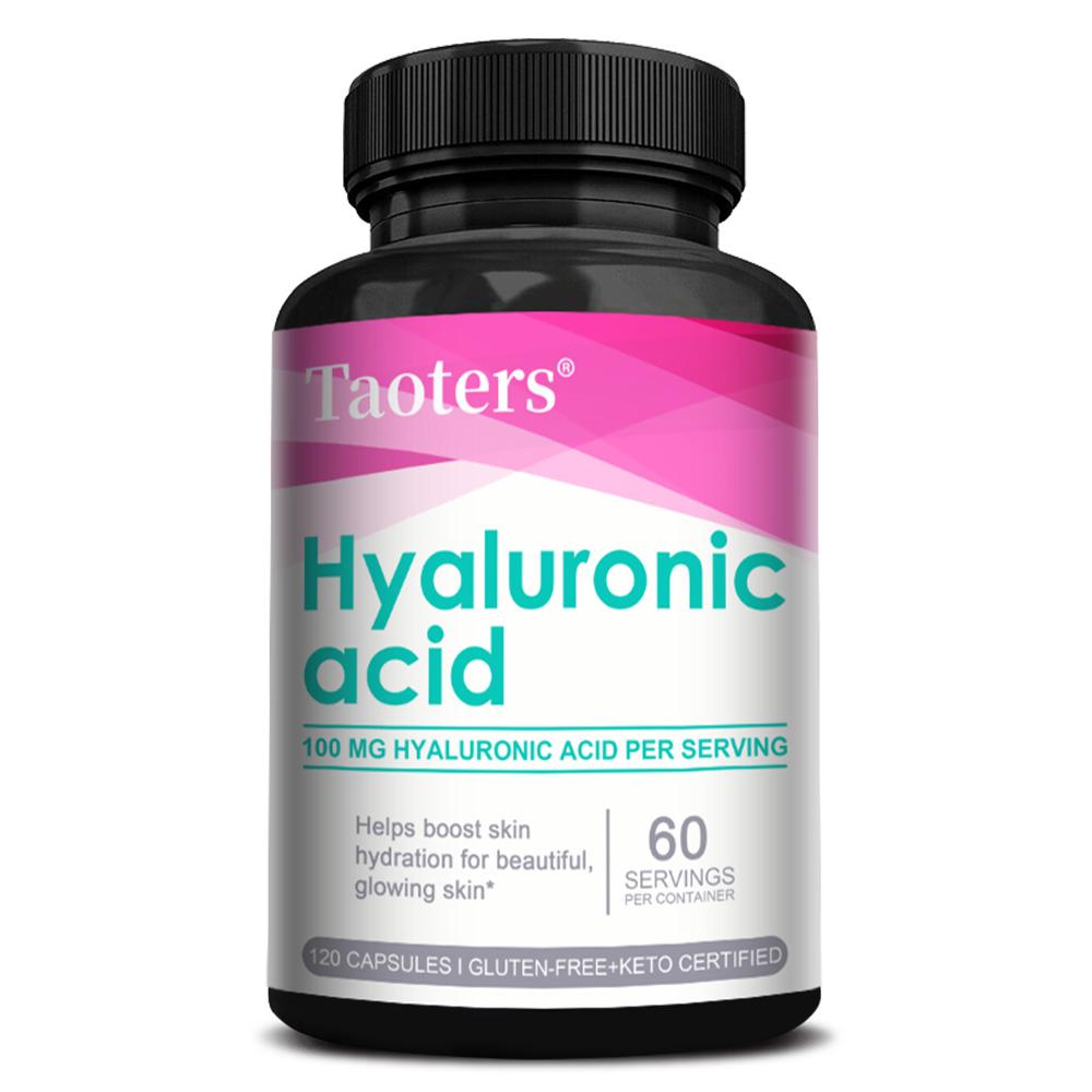 High-concentration hyaluronic acid complex, revitalizing and rejuvenating, 60/120 capsules.