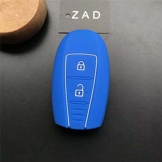 ZAD silicone key fob cover case hood skin protect holder for SUZUKI Swift Sport SX4 SCORSS grand vitara remote car accessori