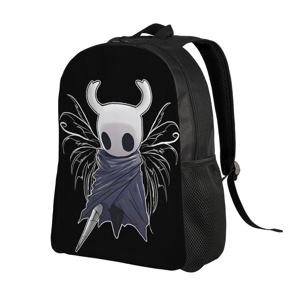 Zaino da Gioco Hollow Knight per Uomo Donna Casual Scuola Superiore Lavoro Daypack Fumetto Fantasma Borsa a Spalla per Laptop Regalo