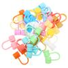 Straw Stopper Silicone Tip Cover Cap Covers Cute Tips Protector Lid End Hat Straws