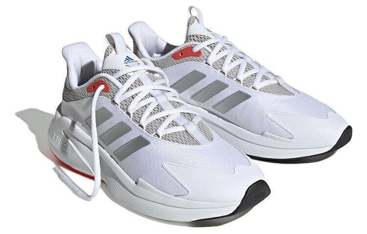 adidas Alphaedge+ White Silver Bright Red - IF7289 Men s Shoes 45