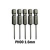 5pcs Screwdriver Bits Cross Screwdriver Bits Magnetic Bits