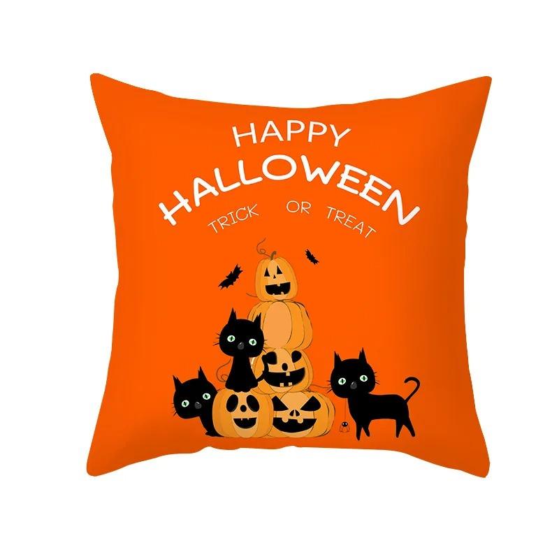 Taie d'Oreiller Thème Halloween, Voiture Fantôme, Horreur, Bureau, Salon, Canapé