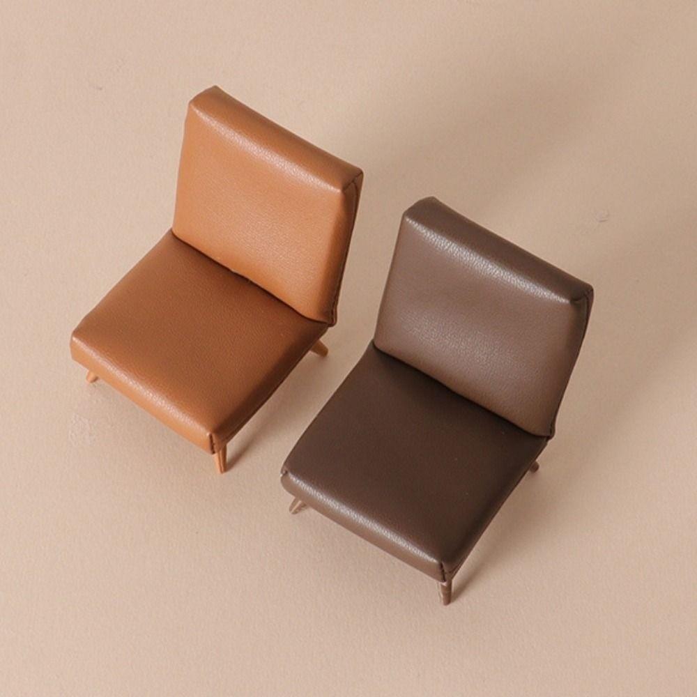Plastic Foldable Beach Chair Model Mini Doll Summer Vacation Chair For OB11 Doll