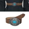 Girls PU Belt Motorcycle Embossed Pattern Waist Belt Fashion Enthusiasts Belt Coat Dress Female Decorative Waistband