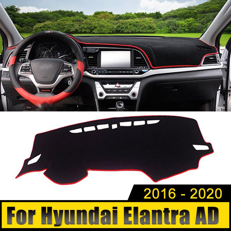 

Для Hyundai Elantra MD AD 2011 2012 2013 2014 2015 2016 2017 2018 2019 2020 Коврик для крышки приборной панели автомобиля Избегайте легких ковров