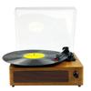 Spot Wireless Bluetooth Wooden Retro Phonograph with Dustproof Cover - Vinyl Record Player Gift