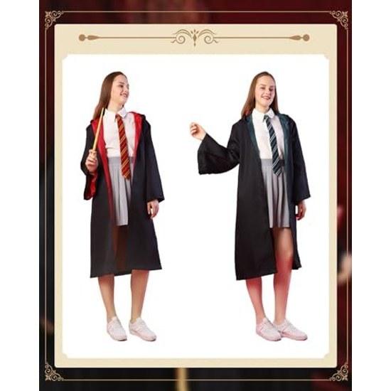 JIURUN Cosplay outfit magic robe mantle high precision embroidered badge necktie costume unisex cultural festival birthday party exhibition magician