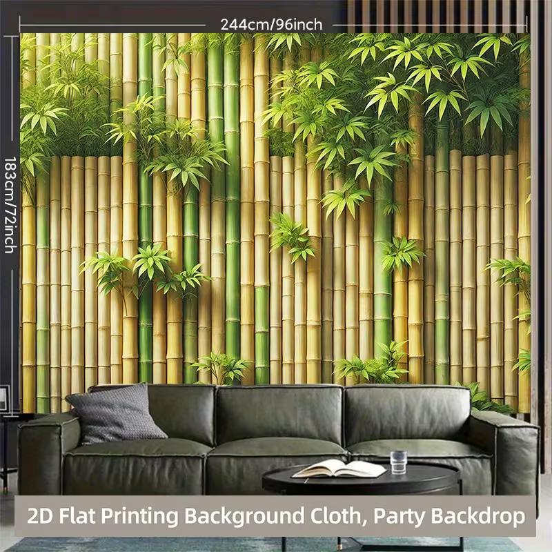 Tropical Asian Bamboo Forest Greenery Photo Background