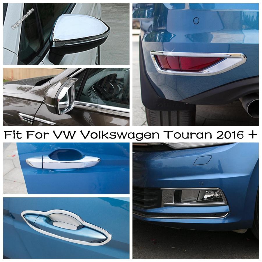 

Хромированные внешние аксессуары для VW Volkswagen Touran 2016-противотуманные фары/дверные ручки/декор накладки на зеркало заднего вида