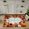 Vintage Maple Pattern Printed Door Mat Rug for Entrance Hall Autumn Carpets for Bedroom Bathroom Entryway Rug Home Decoration