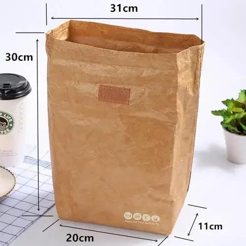 Practical Collapsible Cold Retention Food Cooler Bag Dust-proof Aluminum Picnic Hiking Thermal Insulated Lunch