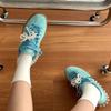 Elegant Butterfly Bowknot Pearl Rhinestones Heel Chain Shoe Charm Clips for Fashionable Women Ladies Stylish Outfits