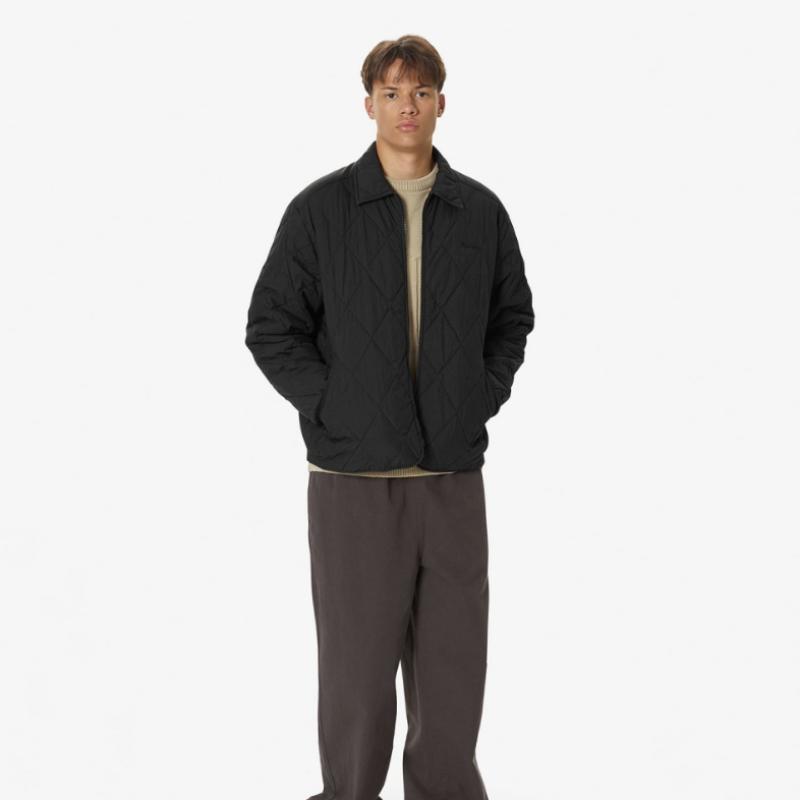 ThIs Is Never That Quilted Jacket Black