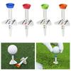 Plastic Golf Tees Height Adjustable Ball Tees for Golfer Practice Golf Accessory