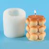 Cylinder Candle Molds for Candle Making Tree Leaf Rose Pillar Silicone Mold for Resin Casting Soap Clay Craft Home Decor