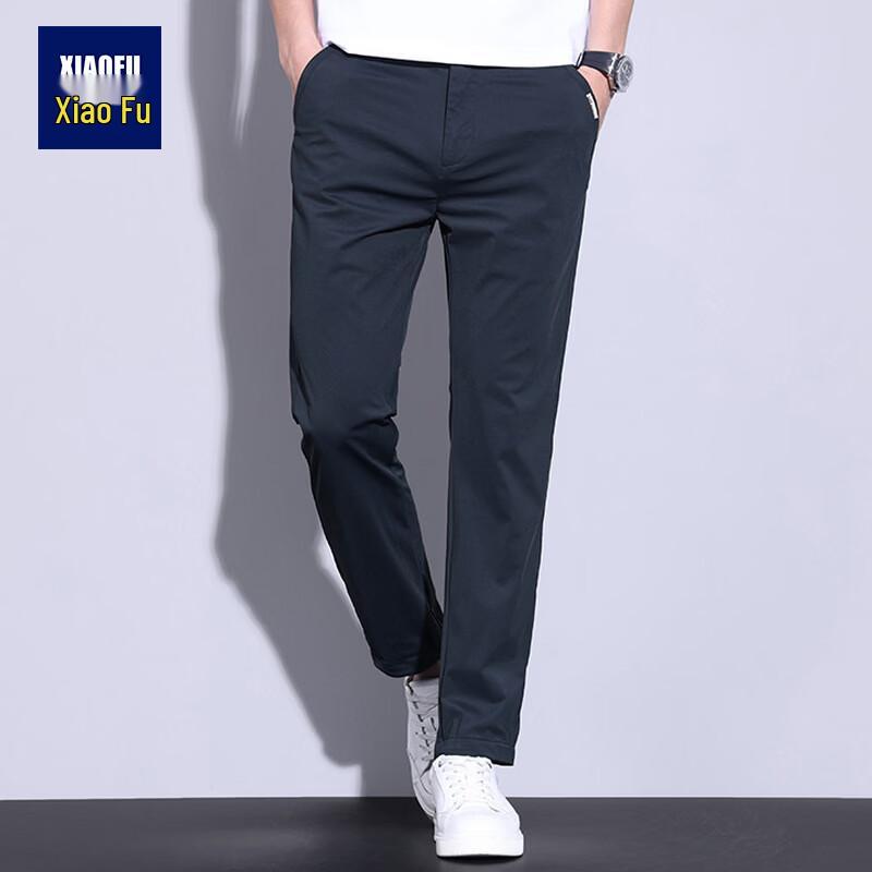 Men s Ice Silk Lightweight Straight Fit Casual Pants 31