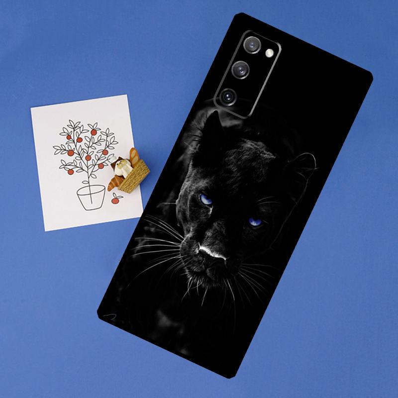 Tier Panther Handyhülle Für Samsung Galaxy S25 Ultra S9 S10 S20 S21 S22 Plus S24 FE S23 Ultra Rückabdeckung