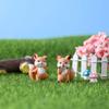 Funny Cartoon Animal Statue Waterproof Micro Landscape Ornaments Mini Animal Ornament  Courtyard
