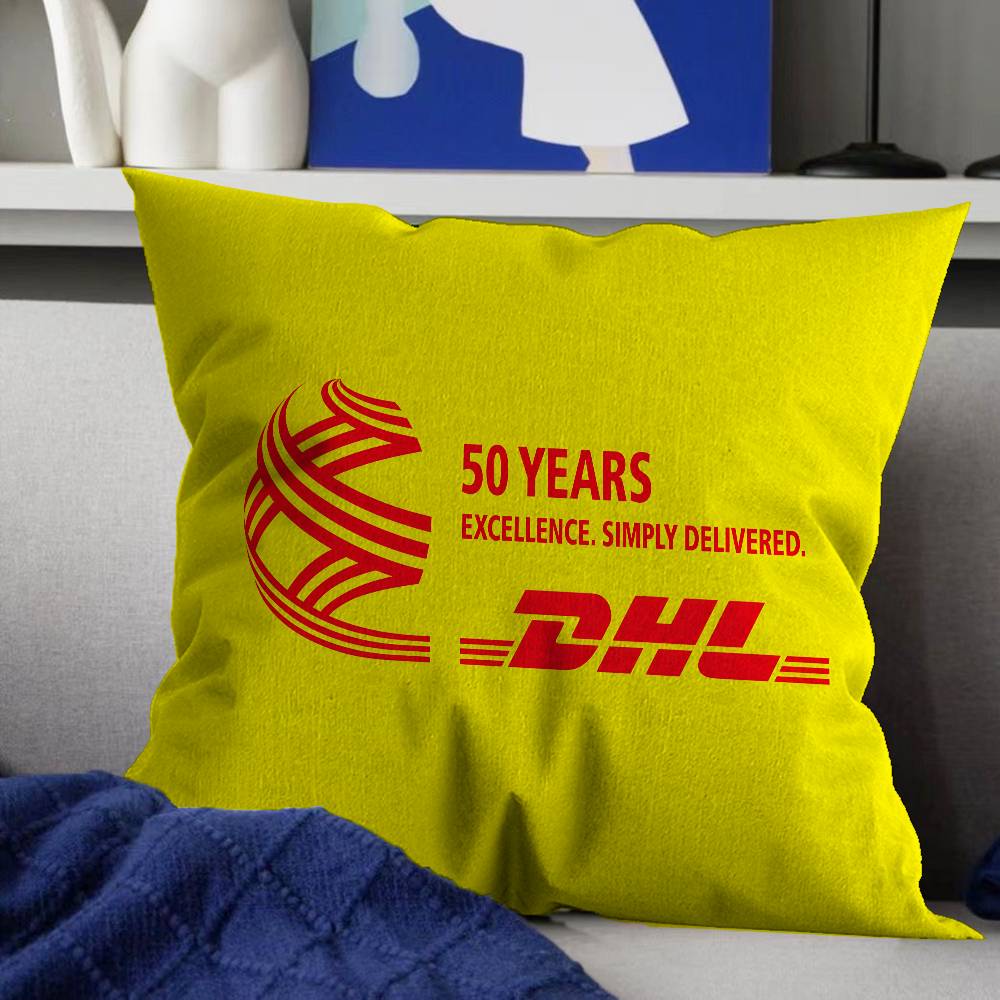 Fashion Logo DDHL Personalized Pillow Dust Cover Bedroom Kids Party Decoration Pillowcase Birthday Children Gift