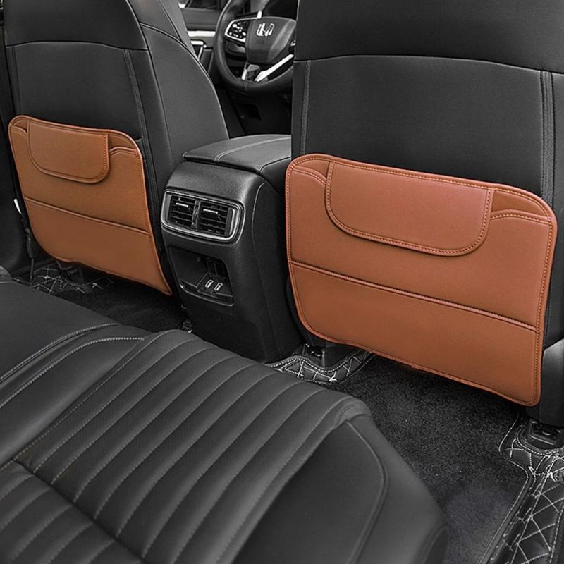 Easy Clean Waterproof Car Seat Protector Leather Cover Universal Car Seat Not Kick Mat Waterproof for Back Seats