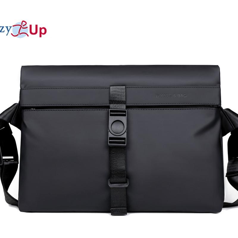 

Мужской портфель через плечо Cozy Up, кожаная пленка для деловых поездок, сумка через плечо на одно плечо 33cm * 8cm * 24cm чёрный