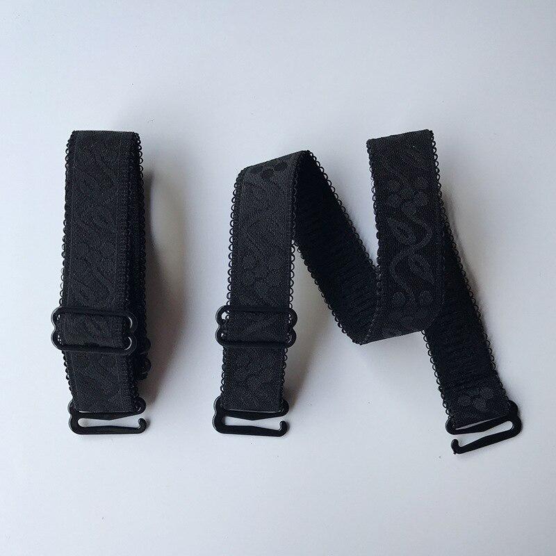 1Pair Women Underwear Shoulder Straps Floral Print Elastic Brassiere Strap Lingerie Women Intimates Accessories