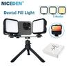 Niceden Lampada per otturazione orale dentale Fotografia intraorale Luce LED per colorimetria dentale Foto Video
