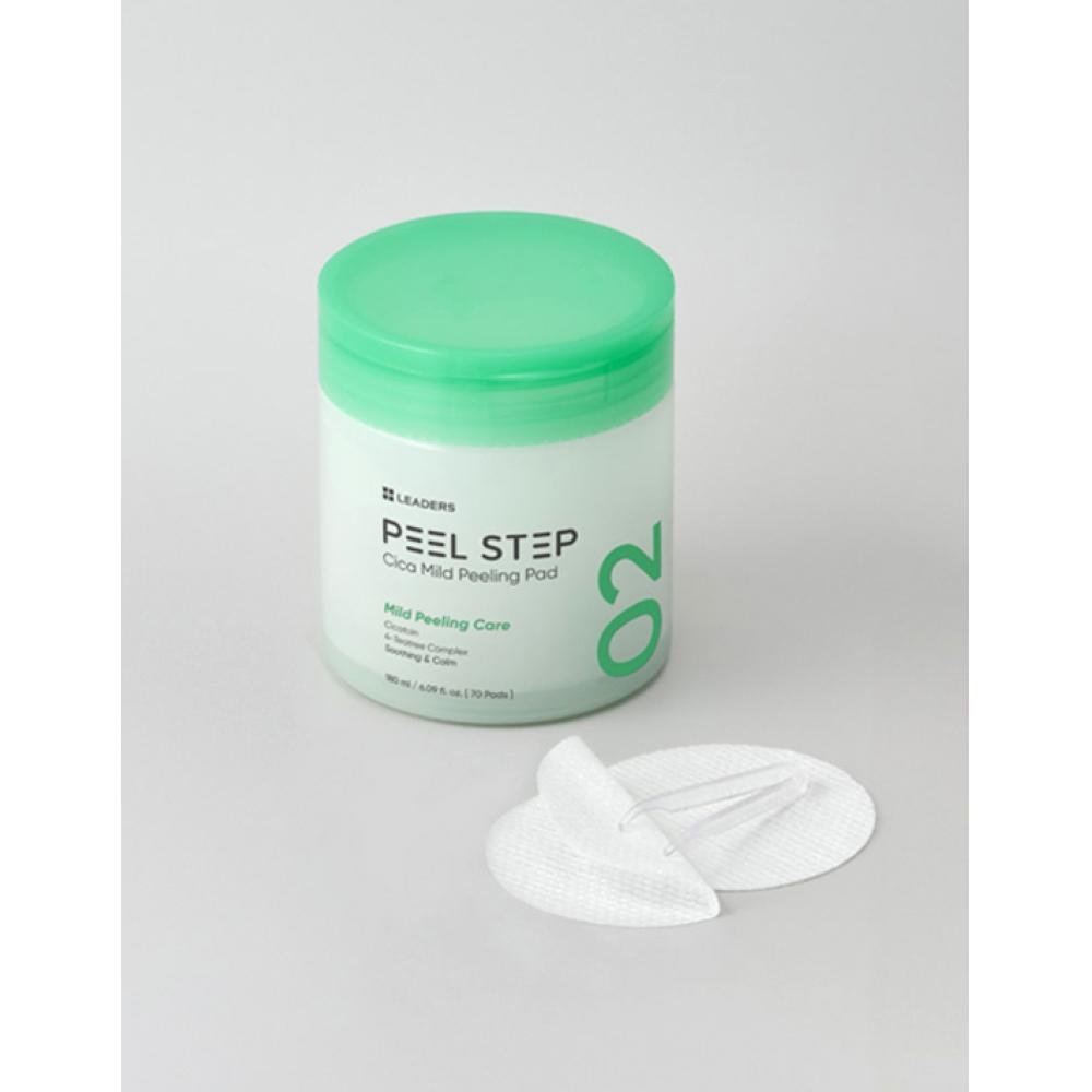 Leaders Pilstep Cica Mild Level 2 Peeling Pads 70 Sheets