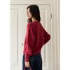 Mishow Women's Retro Embroidered Knit Sweater