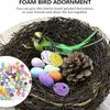50-500PCS Easter Mini Eggs Colorful Foam Eggs  Artificial Bird Eggs Foam Eggs Decoration  Easter Spring Party Basket Stuffers
