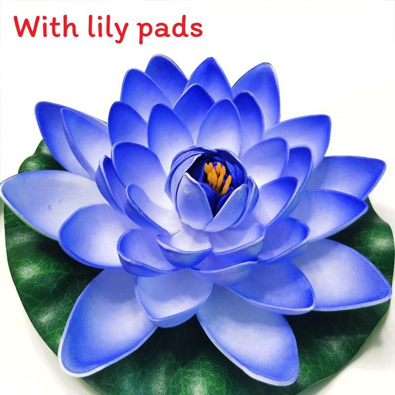Water Garden Artificial Lotus Flower With Floating Design For Home Decor And Aquariums