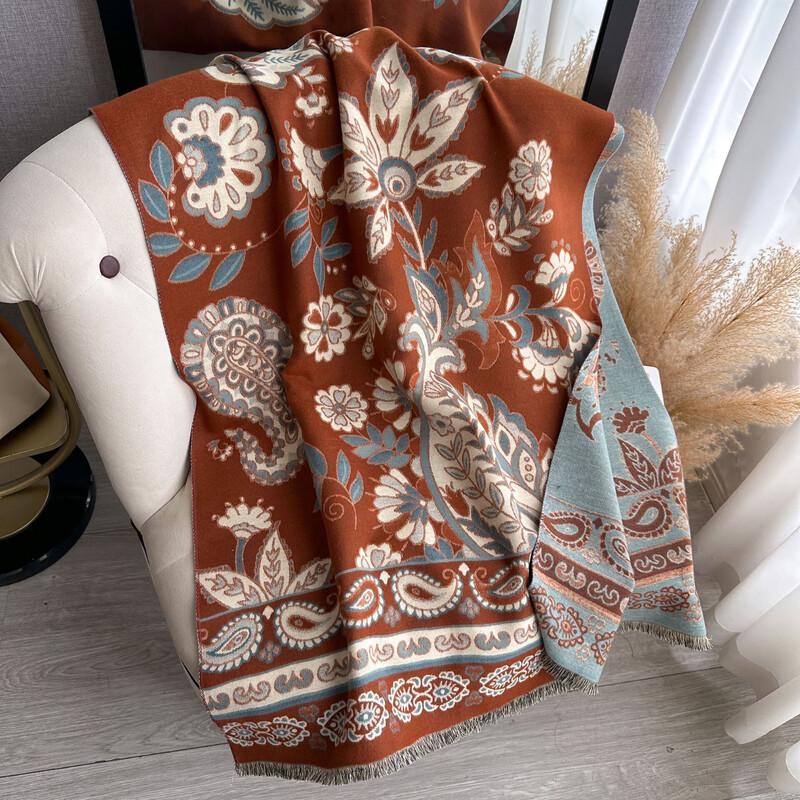 Women's Retro Ethnic Paisley Scarf