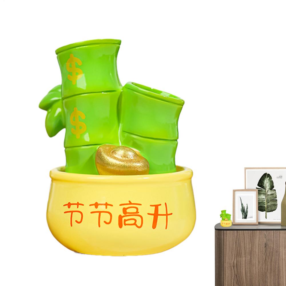 

Feng Shui Decor Money Tree Resin Luck Home Desk Decoration Miniature Desk Figurines Adorable Collectibles For Desk And Bedroom