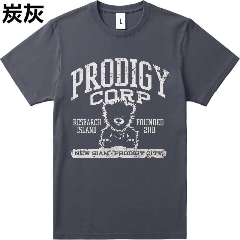 Unisex Summer For Men tshirt Prodigy Corp Research Island Founded 2010 New Siam Prodigy City Short Sleeve Street Wear Crew