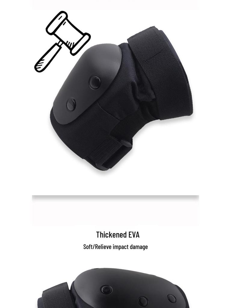 Thickened Roller Skating and Skiing Protective 6-Piece Gear Set for Adults & Kids