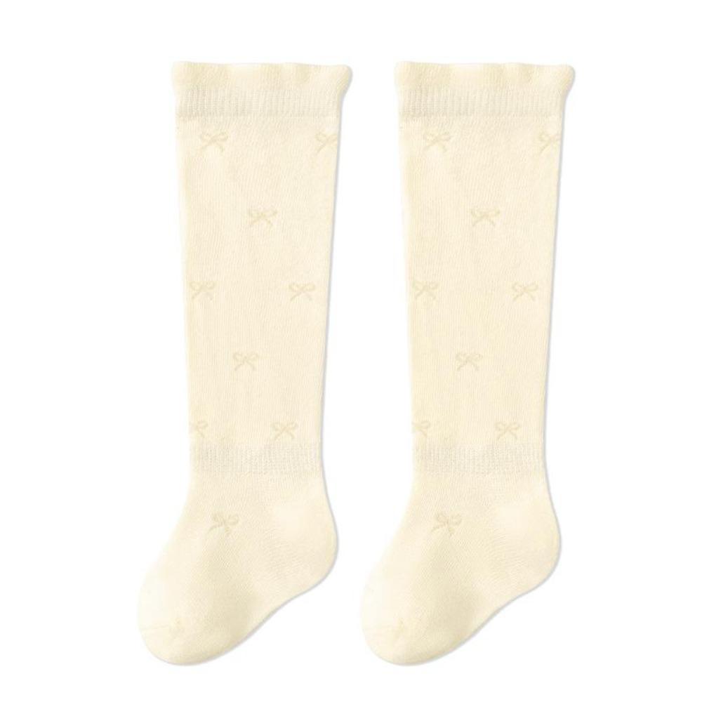 1 Pair Soft Breathable Baby Knee-High Socks Cute Infant Comfortable Toddler Socks Knee-High Socks for Babies Kids Footwear
