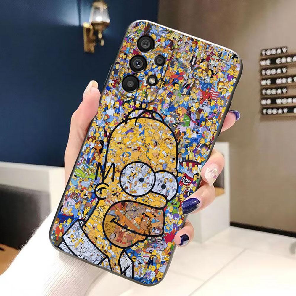 Cute Baby The S-Simpsons Phone Case For Samsung Galaxy A72 A71 A55 A54 A53 A52 A42 A35 A34 A33 A32 A23 A22 A21S A20S Case Funda